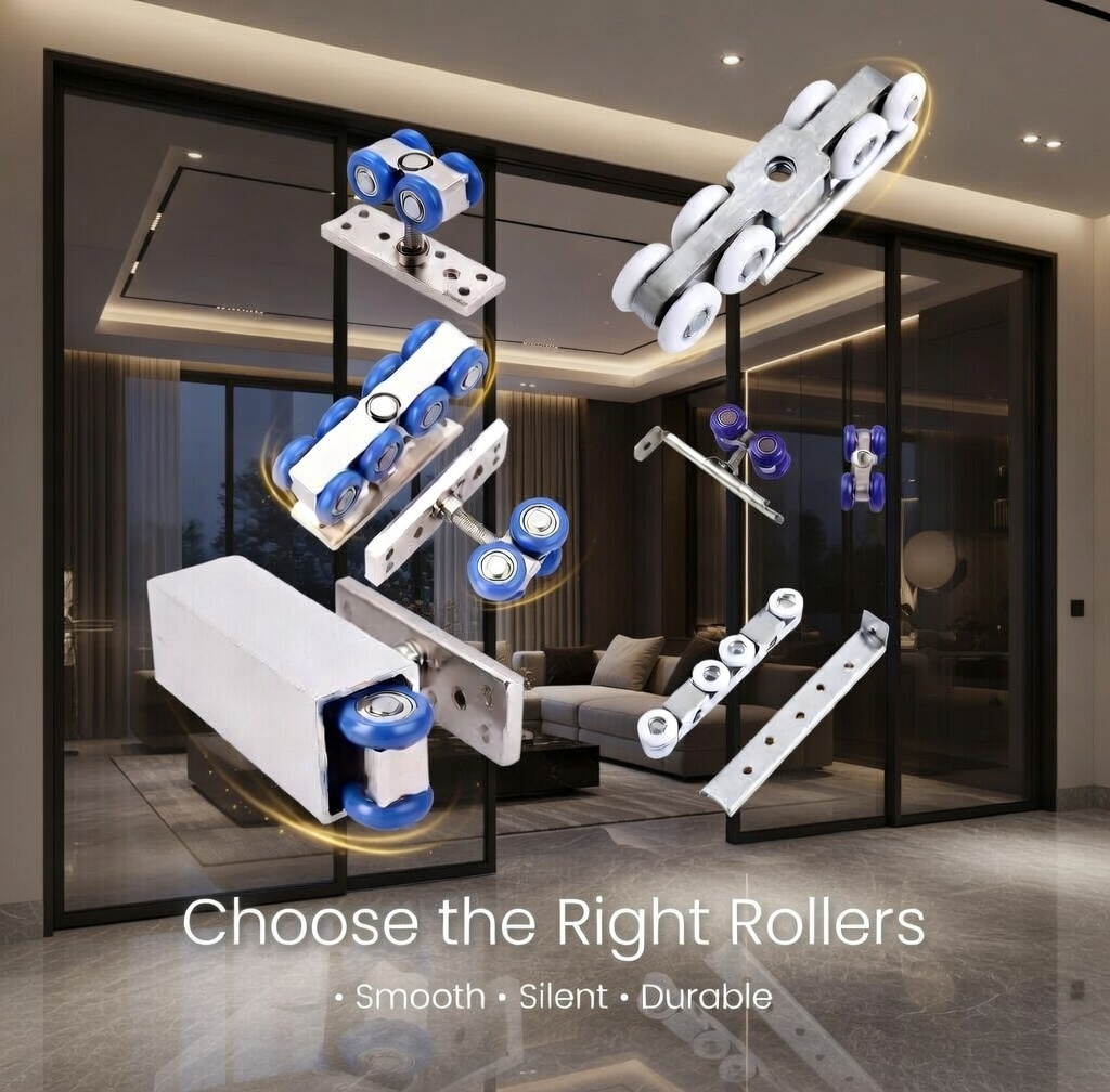  Sådan vælger du hulrumsskydedørsruller i 2026: En komplet købervejledning