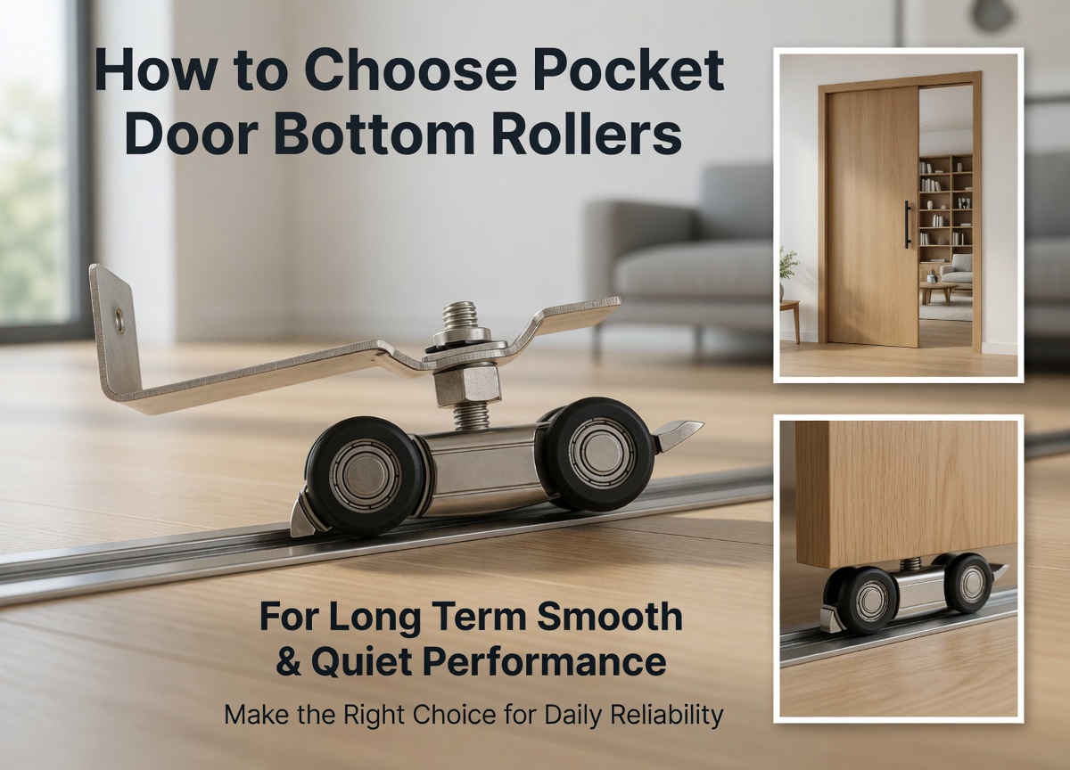  How to Choose Pocket Door Bottom Rollers for Long Term Use