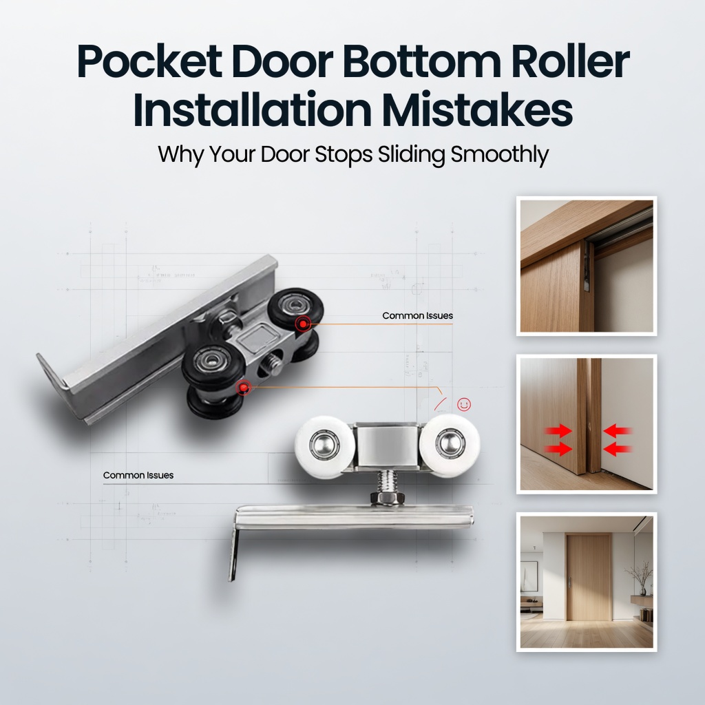  Hvilke installationsfejl påvirker Pocket Door Bottom Rollers Ydeevne
