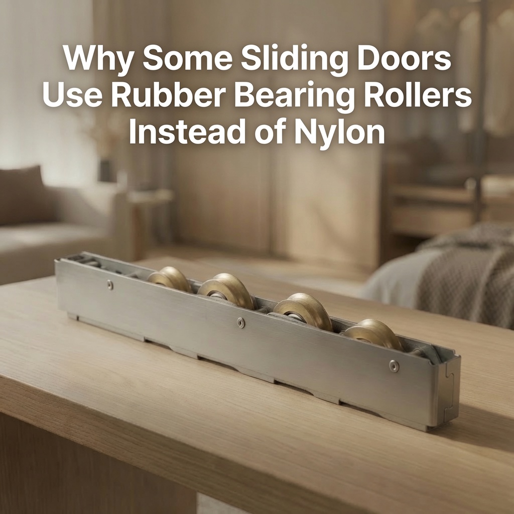  Hvorfor nogle skydedøre bruger gummilejeruller i stedet for nylon